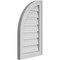 Ekena Millwork Quarter Round Top Left Surface Mount PVC Gable Vent w/ 2"W x 1-1/2"P Brickmould Frame, 14"W x 24"H GVPQL14X2402SF - alternate 4